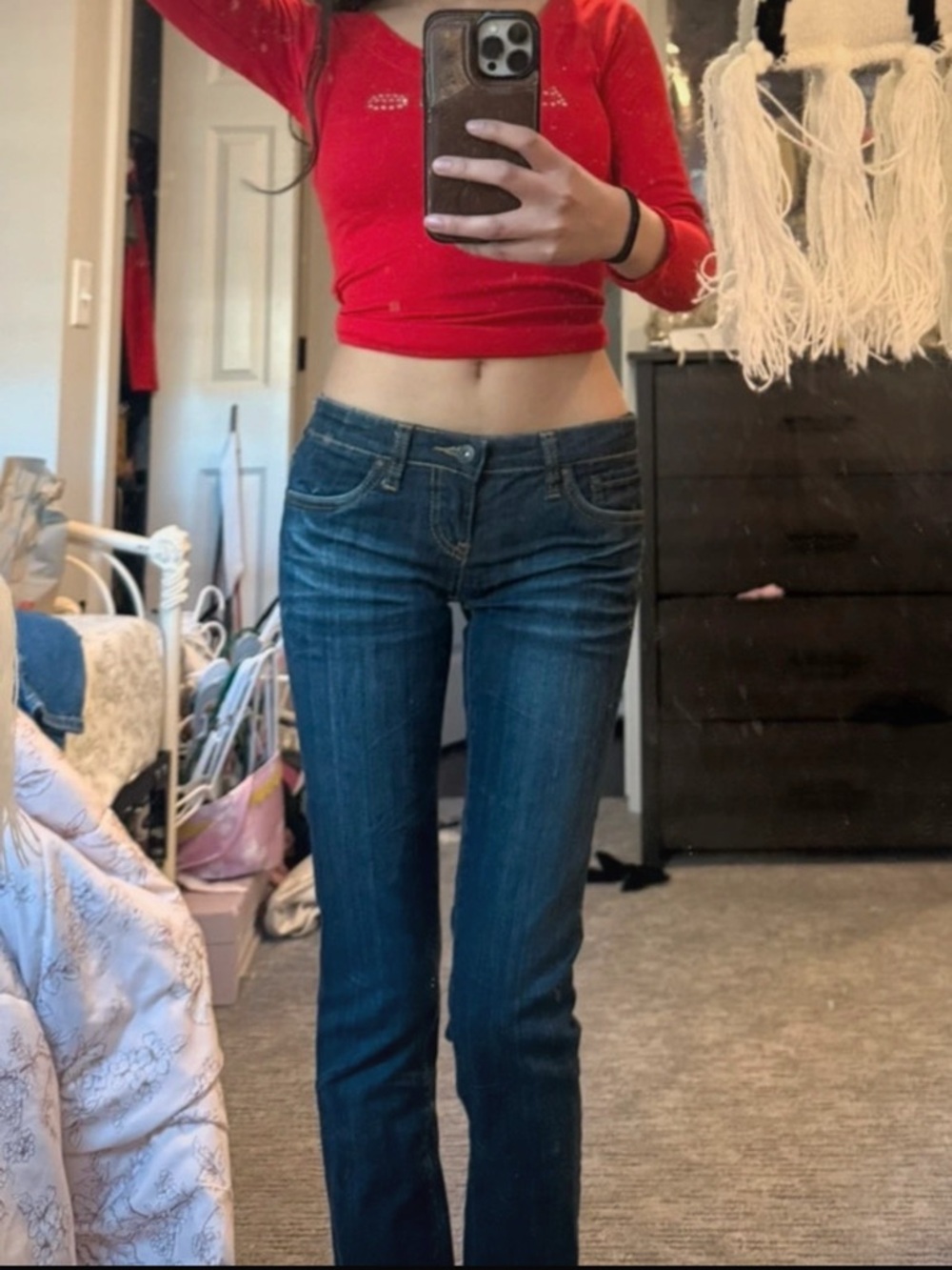 Charlotte Russe Dark Blue Skinny Jeans